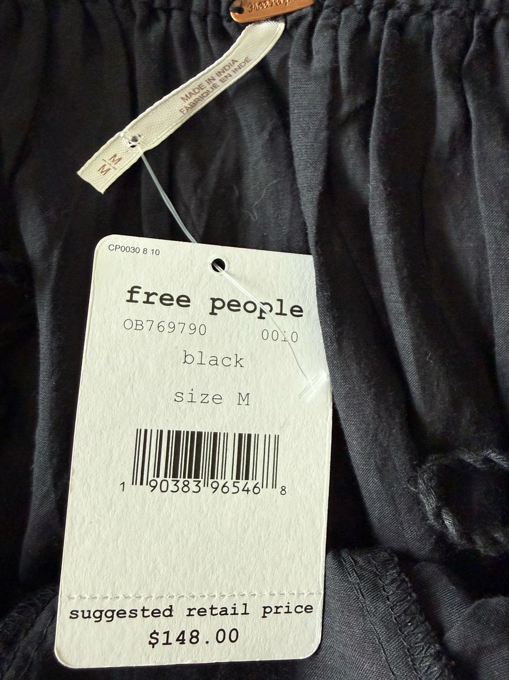 NWT Free People Vacay Vibin
Cold Shoulder Top M
Embroidered Peasant Tassel - Picture 7 of 7
